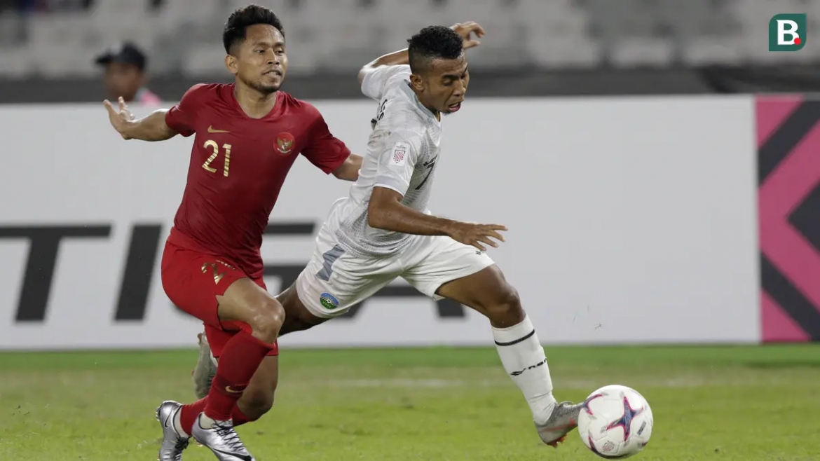 Hình ảnh trận Indonesia vs Timor Leste ở ASEAN Cup 2018. (Ảnh: Bola). 