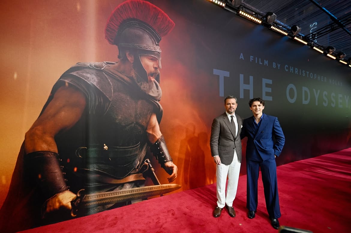 Theo Tom Holland, mùa hè 2026 là khoảng thời gian đặc biệt khi anh được giới thiệu hai bộ phim mà mình yêu thích nhất là "The Odyssey" và "Spider-Man: Brand New Day". (Ảnh: Instagram)