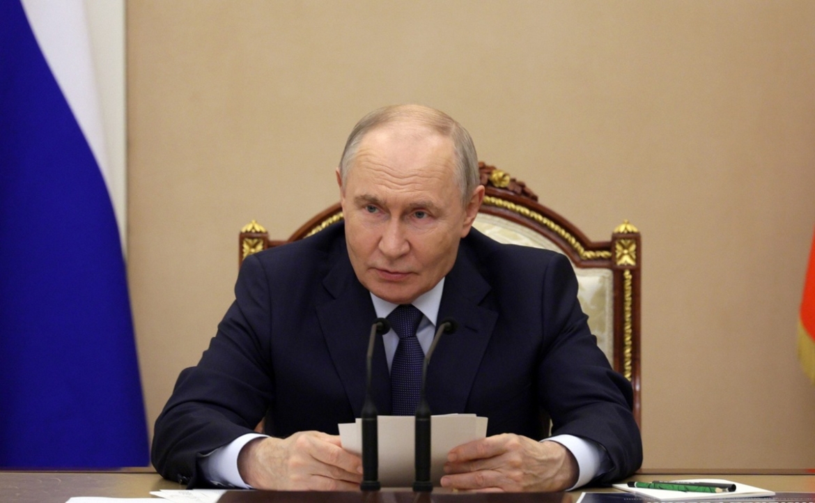 Tổng thống Nga Vladimir Putin: Ảnh: Kremlin