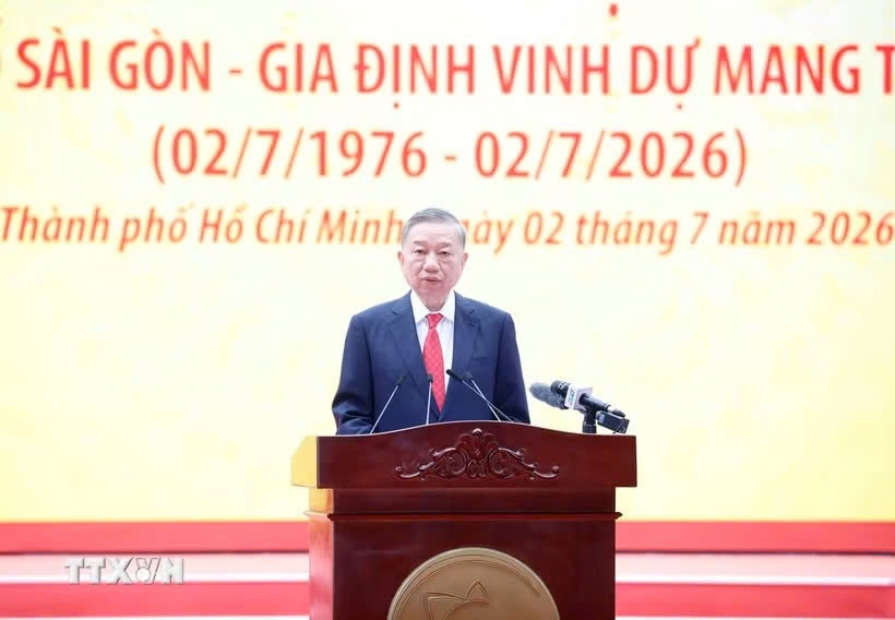 Tổng Bí thư, Chủ tịch nước Tô Lâm phát biểu. (Ảnh: TTXVN)