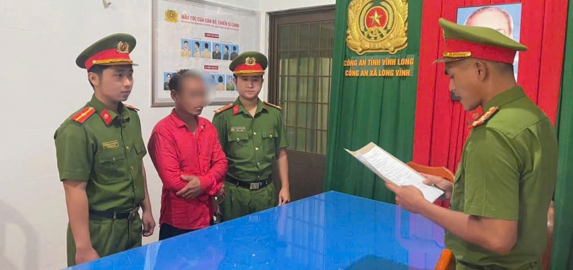 Trộm tài sản của người thân một nghi phạm bị công an bắt, (Ảnh: CACC)