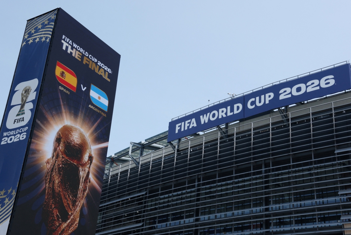 Sân vận động New York New Jersey, Mỹ đã sẵn sàng cho trận chung kết World Cup 2026 giữa Tây Ban Nha vs Argentina (Ảnh: Reuters)