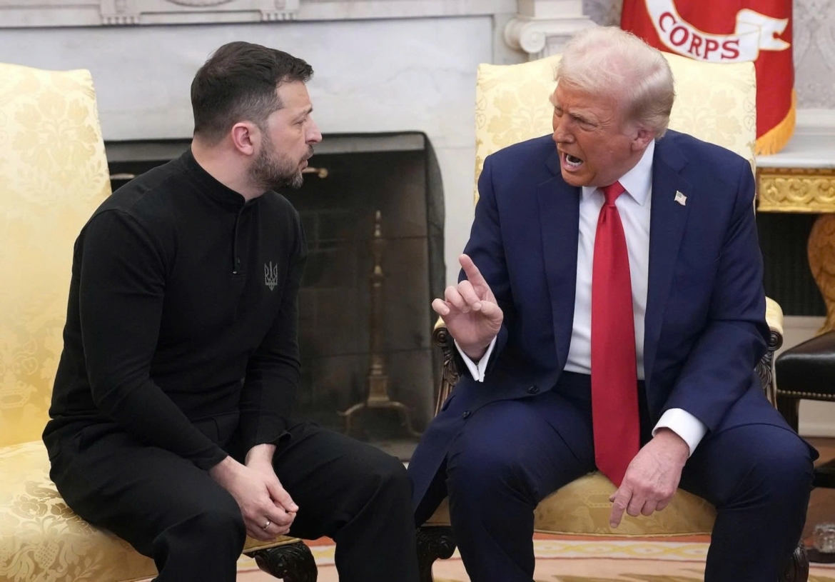 Tổng thống Mỹ Donald Trump và Tổng thống Ukraine Volodymyr Zelensky đã hội đàm tại Nhà Trắng. Ảnh: Getty