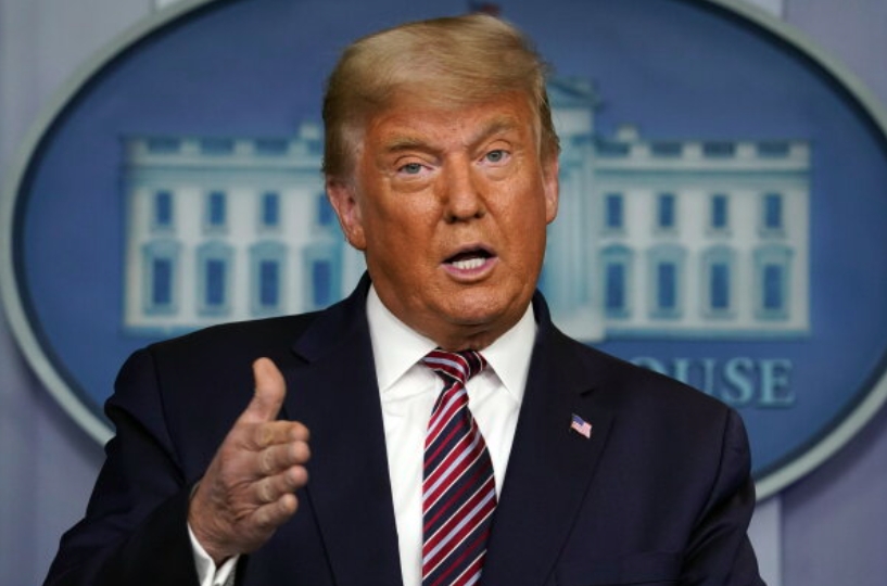 Tổng thống Trump. Ảnh: AP
