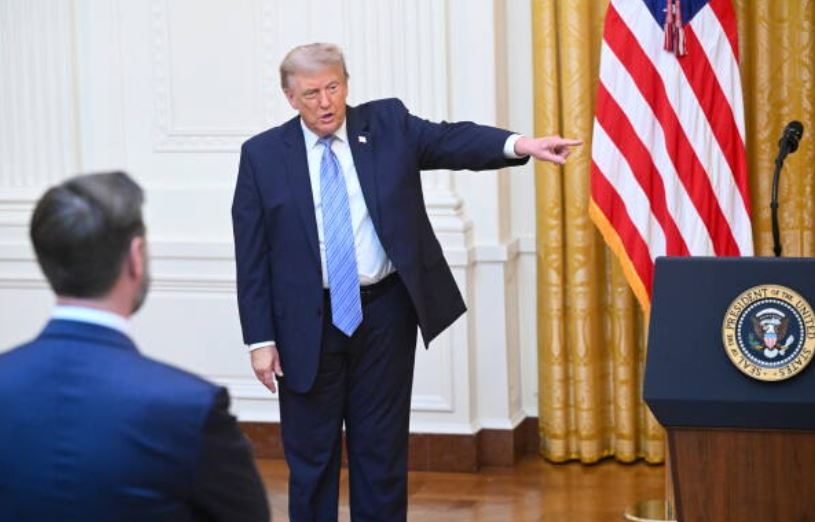 Tổng thống Trump. Ảnh: AP