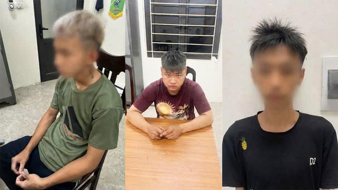 Các đối tượng tại cơ quan công an
