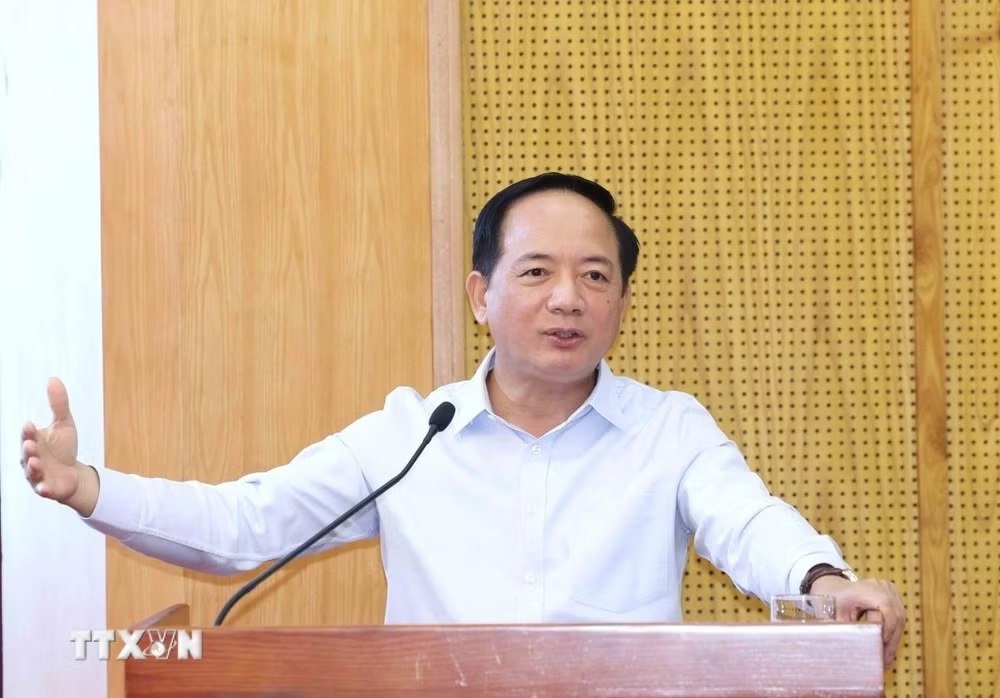 Trưởng ban Tuyên giáo và Dân vận Trung ương Trịnh Văn Quyết cho rằng, Đảng ta luôn coi trọng công tác dân vận, nhưng trong bối cảnh hiện nay, yêu cầu càng cao hơn. Ảnh: TTXVN