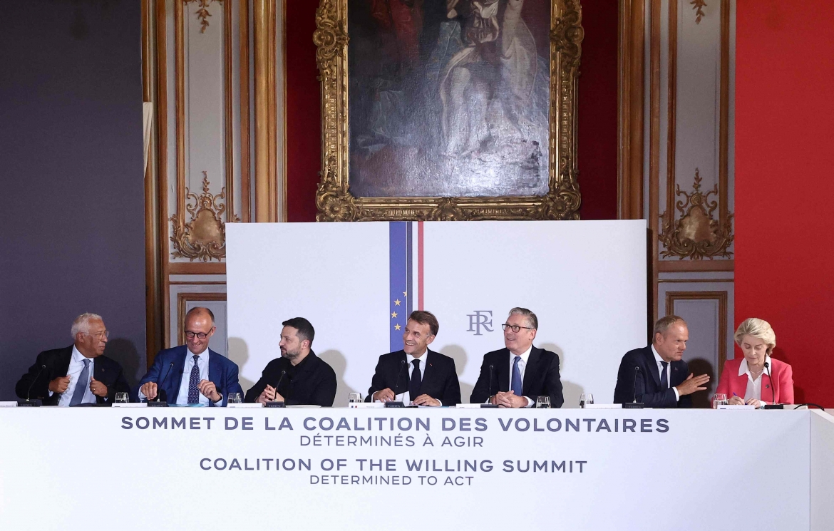 Hội nghị “Liên minh các nước sẵn sàng” mà EU và Ukraine tổ chức (Ảnh: Reuters)