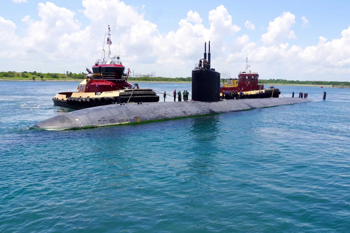 USS Albany là tàu ngầm cuối cùng của Mỹ được đóng bằng phương pháp truyền thống trước khi phương pháp đóng tàu theo mô-đun trở thành tiêu chuẩn (Ảnh: Hải quân Mỹ)