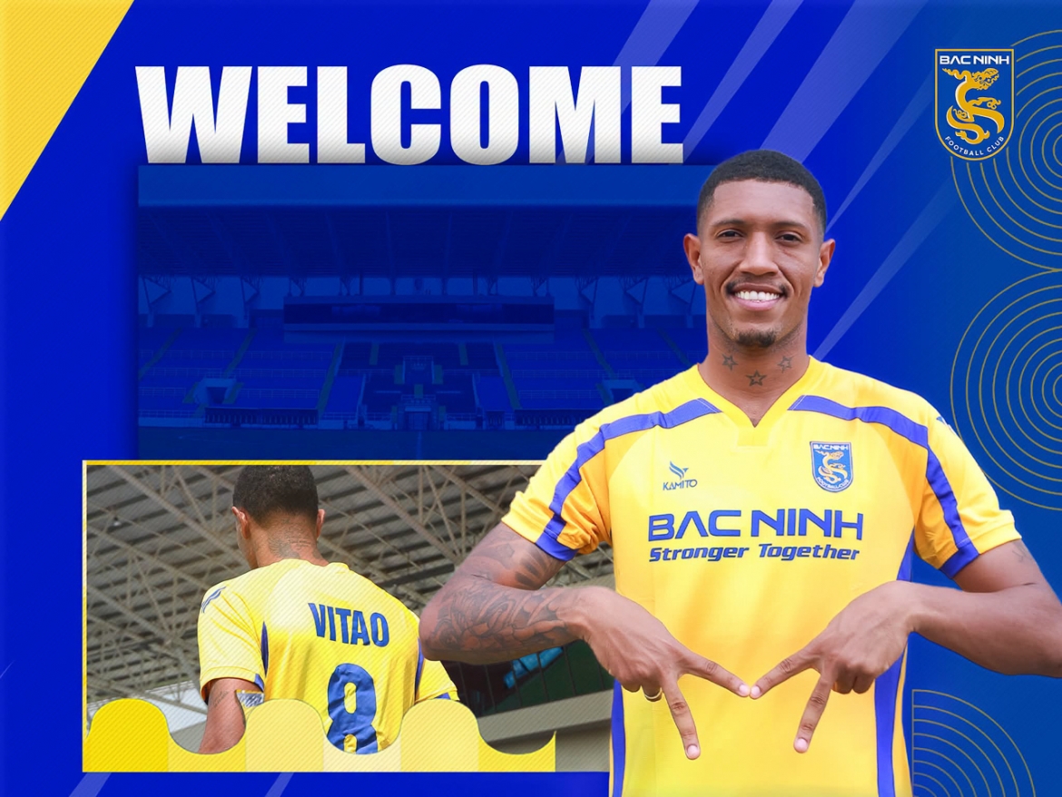 Bắc Ninh chiêu mộ thành công Vitao (Ảnh: Bắc Ninh FC)
