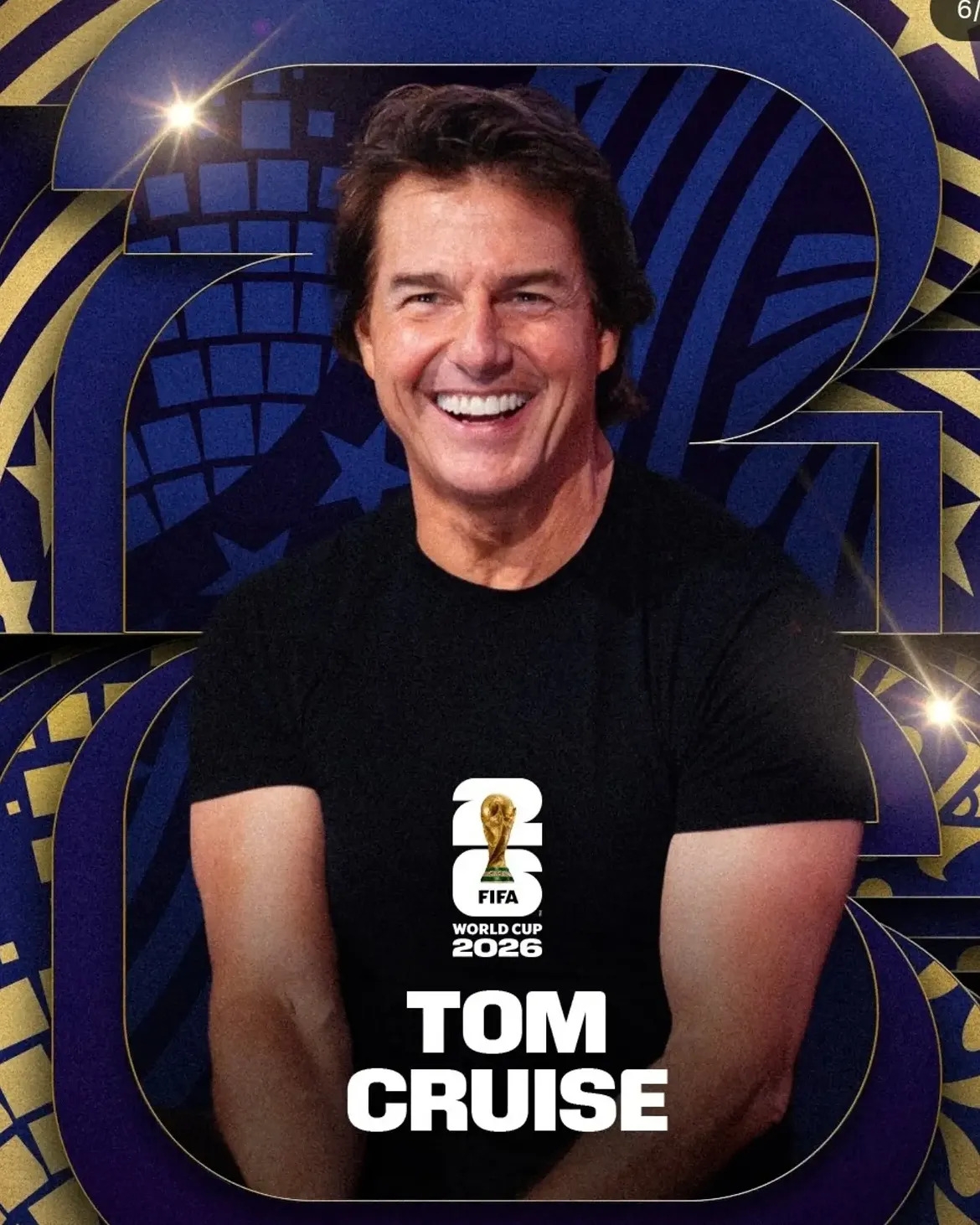 Tom Cruise là gương mặt nổi bật trong chiến dịch quảng bá chung kết World Cup 2026, đánh dấu sự kết hợp ngày càng chặt chẽ giữa bóng đá và ngành công nghiệp giải trí.