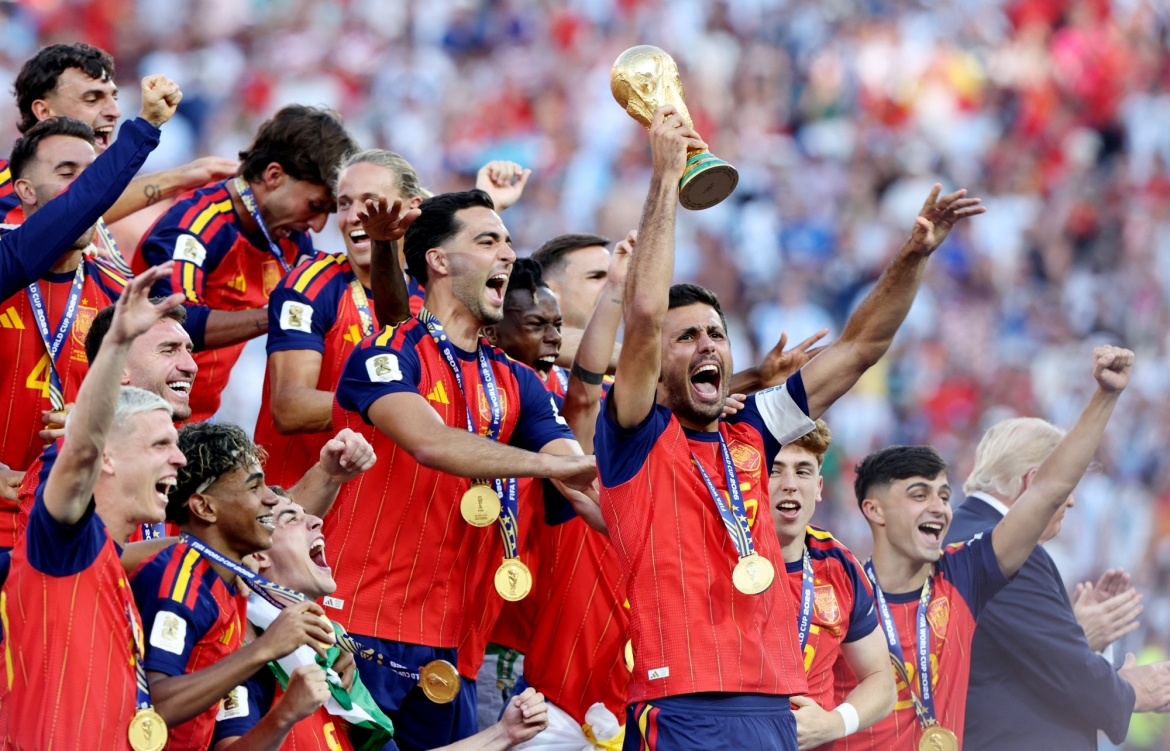Tây Ban Nha lên ngôi vô địch World Cup 2026 một cách đầy thuyết phục. (Ảnh: Reuters)