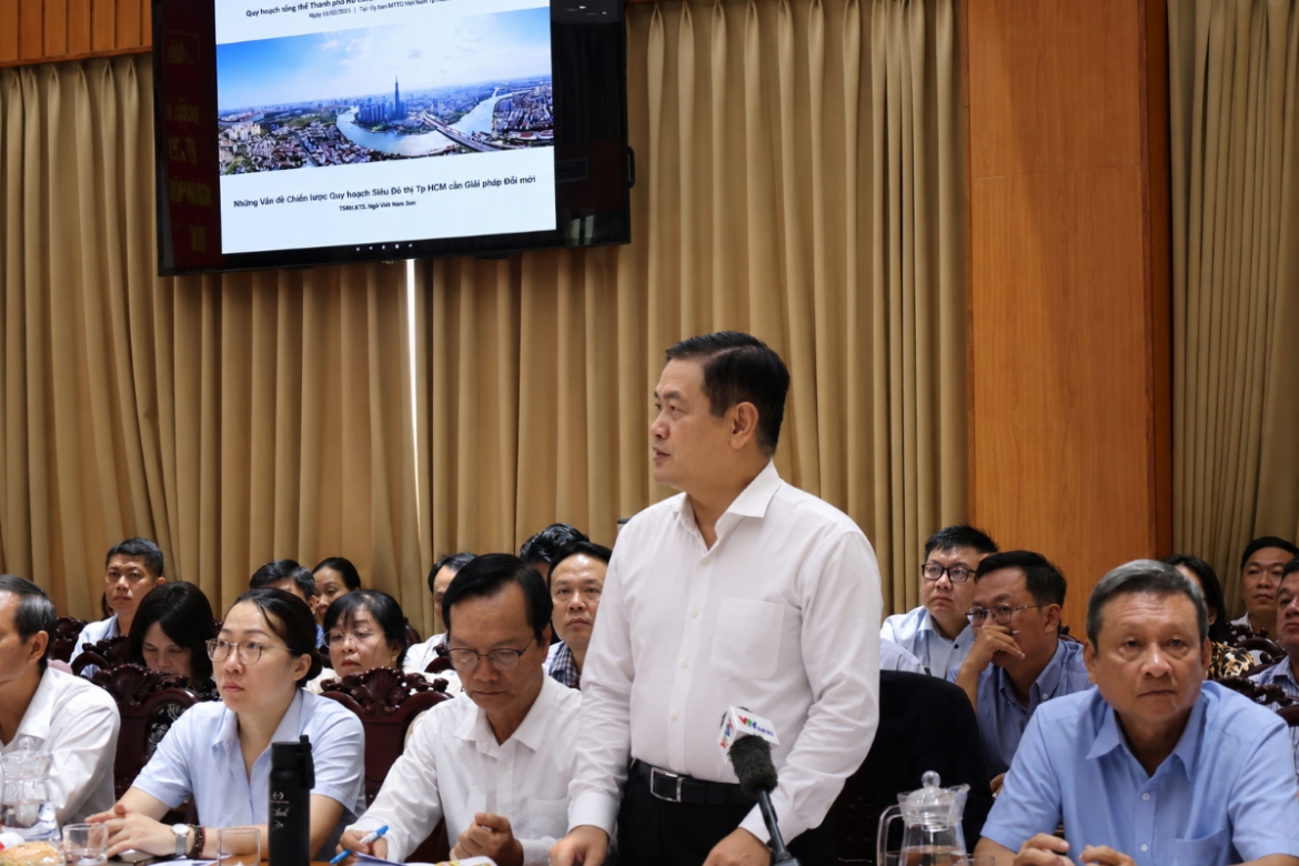 TS Ngô Viết Nam Sơn góp ý về định hướng phát triển TP.HCM theo mô hình siêu đô thị đa cực, đa trung tâm