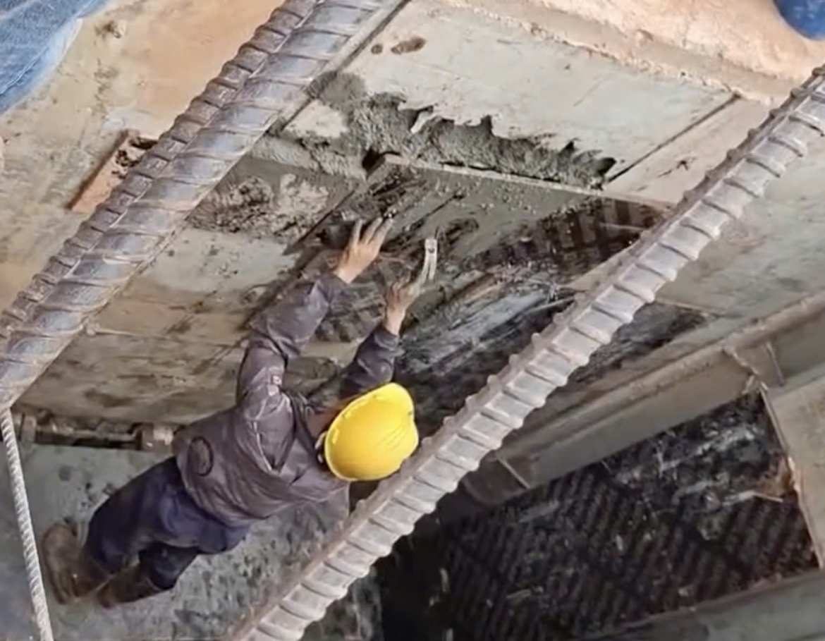 Ngay trong đêm 28/8, đơn vị thi công đã xử lý sự cố