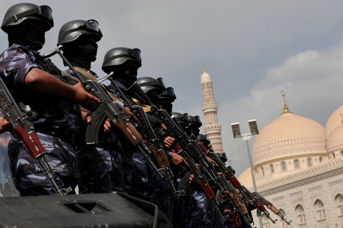 Các thành viên lực lượng Houthi. (Ảnh: Reuters)