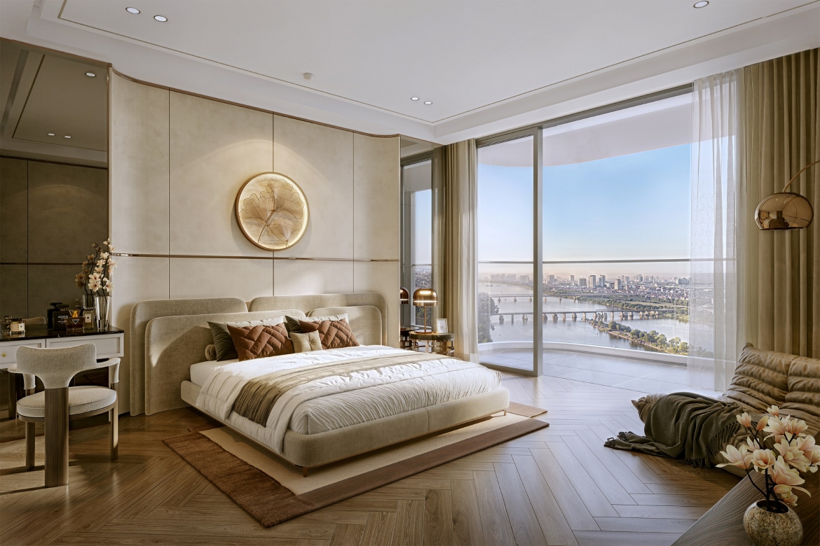 Dòng Signature Residences sở hữu các phòng ngủ đón sáng tự nhiên