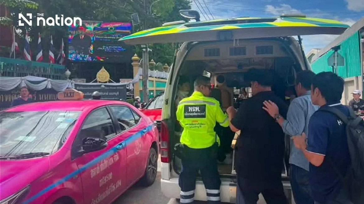 Lực lượng chức năng Thái Lan có mặt tại hiện trường để xử lý vụ việc (Ảnh: The Nation)