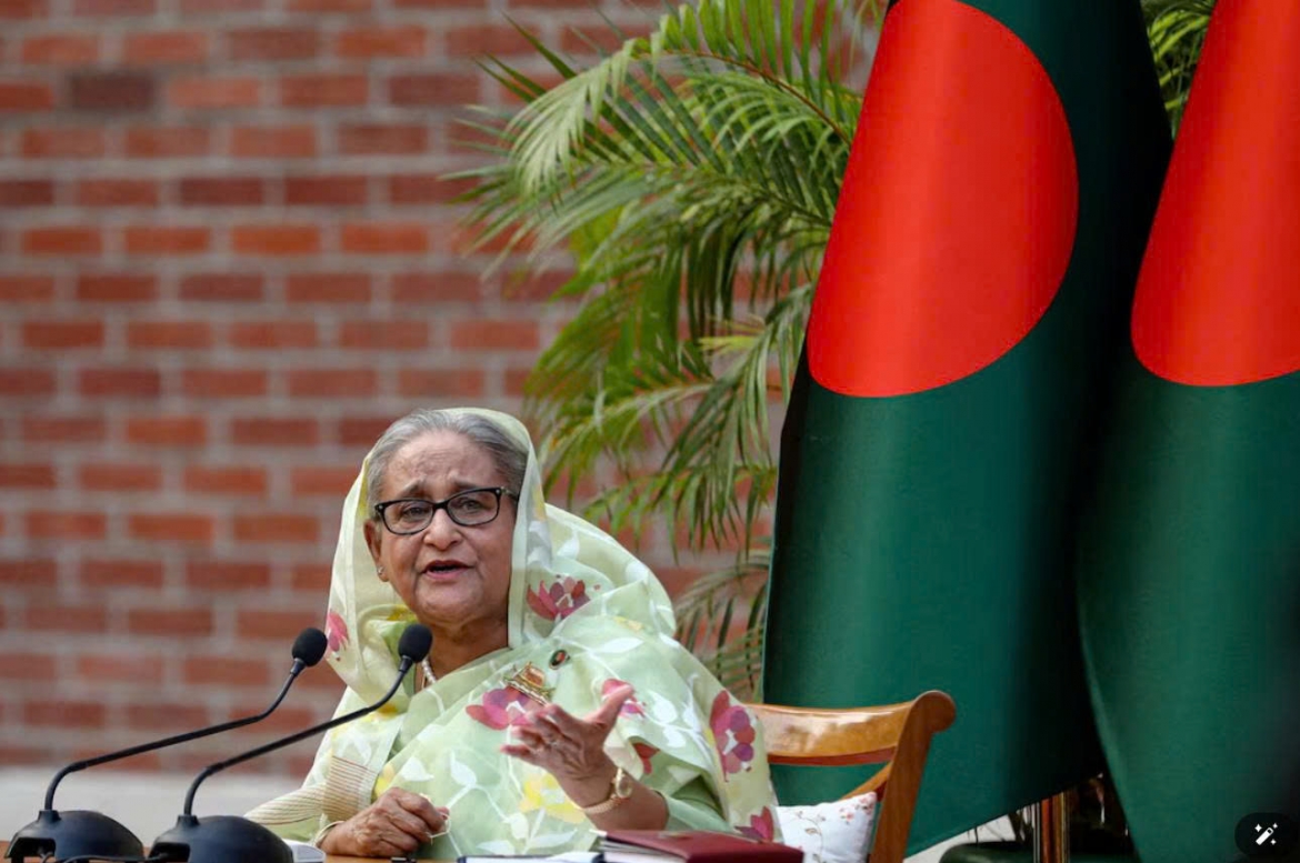 Cựu Thủ tướng Bangladesh Sheikh Hasina. (Ảnh: Reuters)