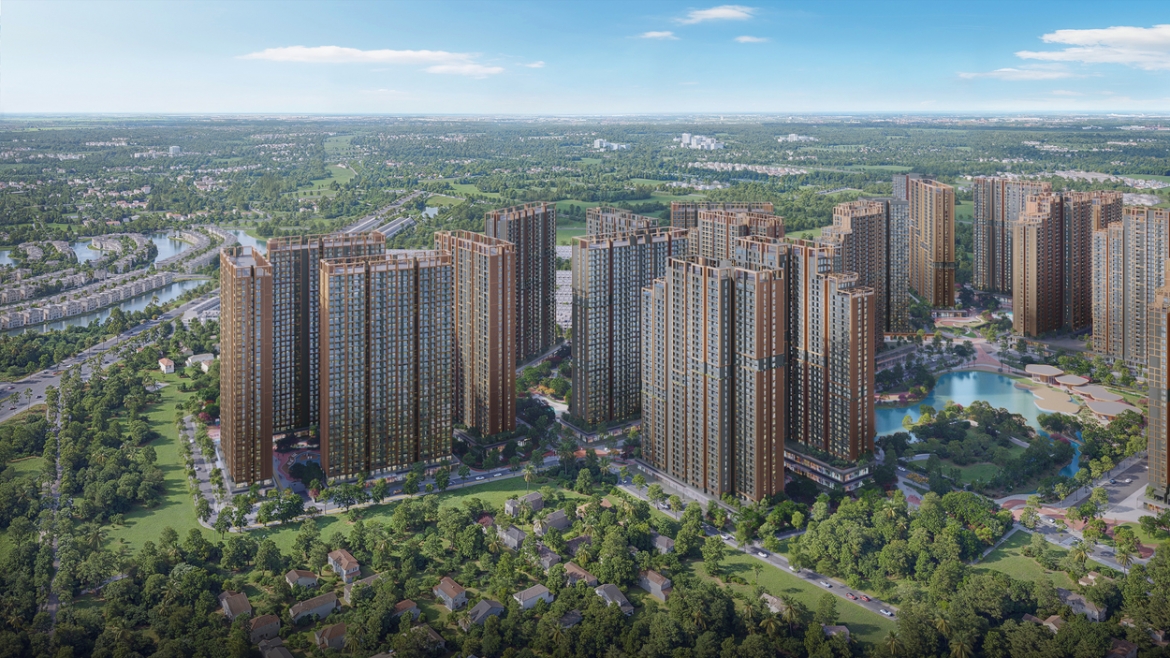 The Parkland được kiến tạo theo hình thái Sông - Đảo - Núi, mang phong cách sống hiện đại, nhịp xanh và tiện ích đô thị kết nối mạch lạc.