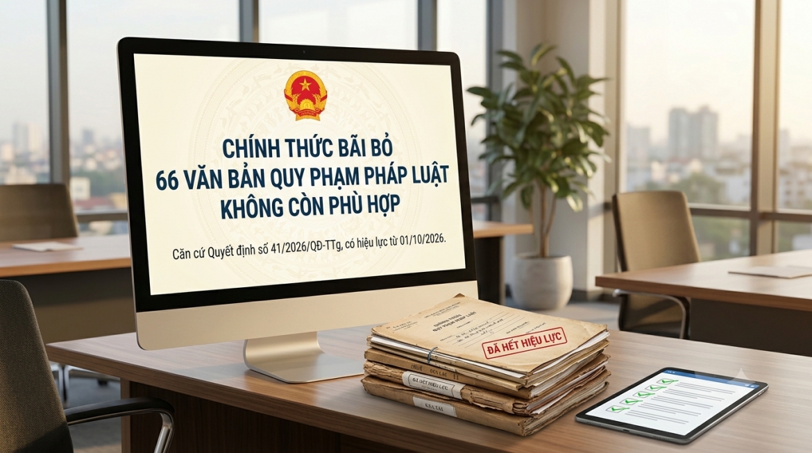 Bãi bỏ 66 văn bản quy phạm pháp luật của Thủ tướng Chính phủ không còn được áp dụng trên thực tế. Ảnh minh họa có sử dụng AI.
