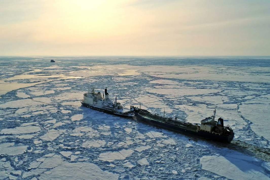 Băng tan tại khu vực Bắc Cực (Nguồn: Global Look Press/Rosatom)