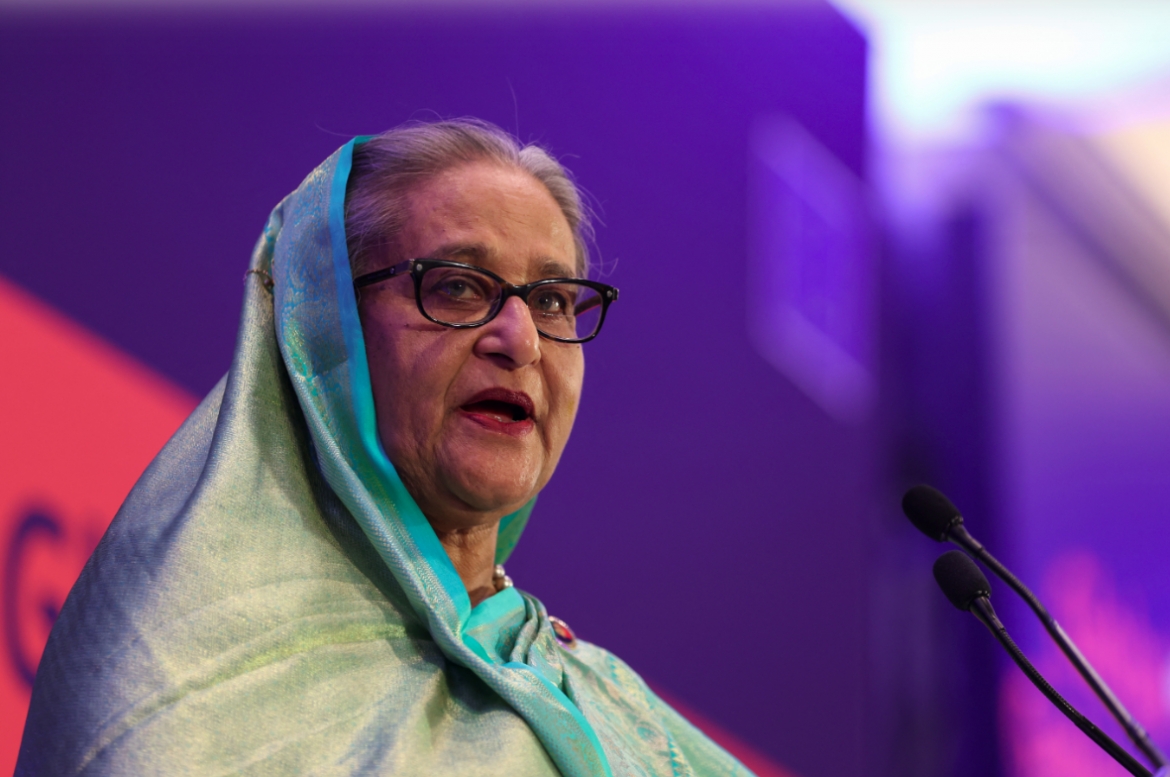 Cựu Thủ tương Bangladesh Sheikh Hasina. (Ảnh: Reuters)