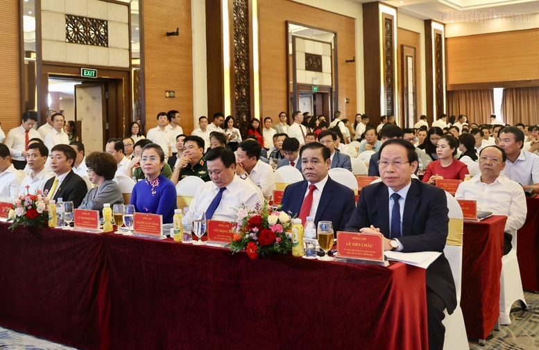 Phó Thủ tướng Lê Tiến Châu dự Hội nghị công bố điều chỉnh Quy hoạch tỉnh Nghệ An thời kỳ 2021-2030, tầm nhìn đến năm 2050 và xúc tiến đầu tư năm 2026 - Ảnh: VGP/Thu Sa