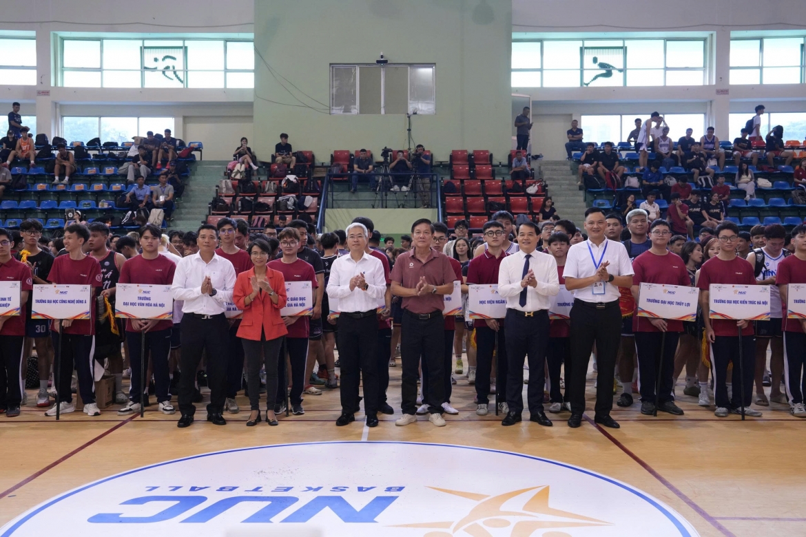Lễ khai mạc Vòng loại khu vực miền Bắc môn Bóng rổ, thuộc Đại hội Thể thao sinh viên toàn quốc lần thứ VI năm 2026.