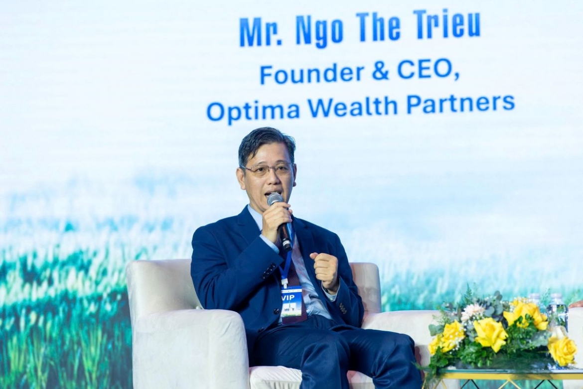 Ông Ngô Thế Triệu, nhà sáng lập và Giám đốc điều hành Optima Wealth Partners (Ảnh: VIFC-HCMC )