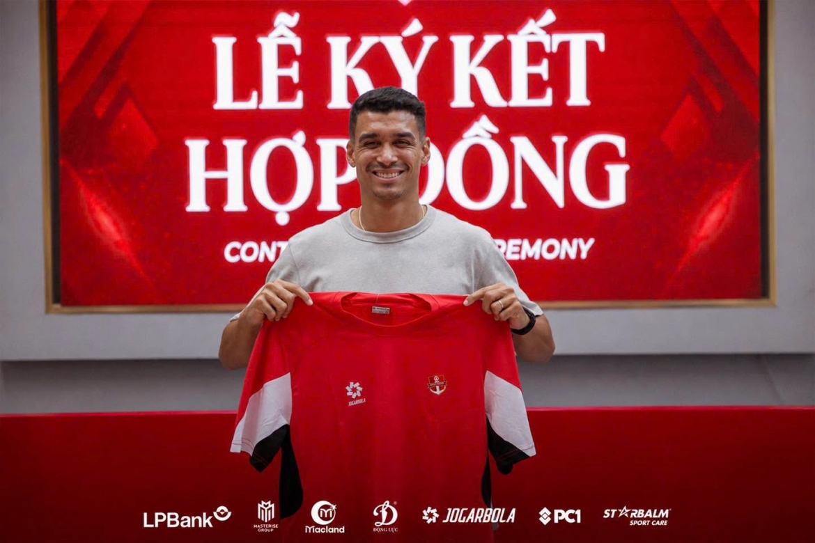 Romeu Martin ra mắt Hải Phòng FC. (Ảnh: CLB)