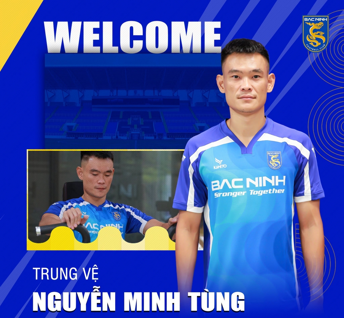 CLB Bắc Ninh chiêu mộ Minh Tùng.