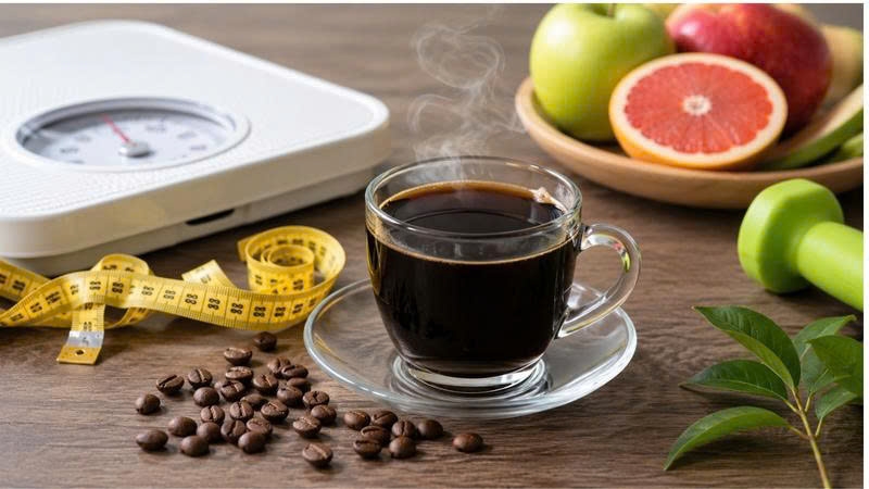 Cà phê đen ít calo và caffeine có thể hỗ trợ tăng tiêu hao năng lượng, giảm cảm giác thèm ăn, nhưng không phải thức uống trực tiếp giúp giảm cân