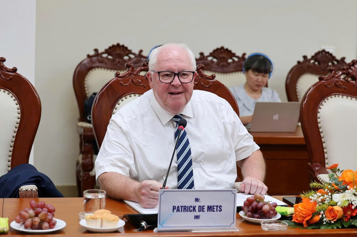 Ông Patrick De Mets, chuyên gia IMF 