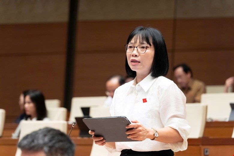 Đại biểu Nguyễn Thị Việt Nga (Đoàn ĐBQH TP Hải Phòng) (Ảnh: quochoi.vn)