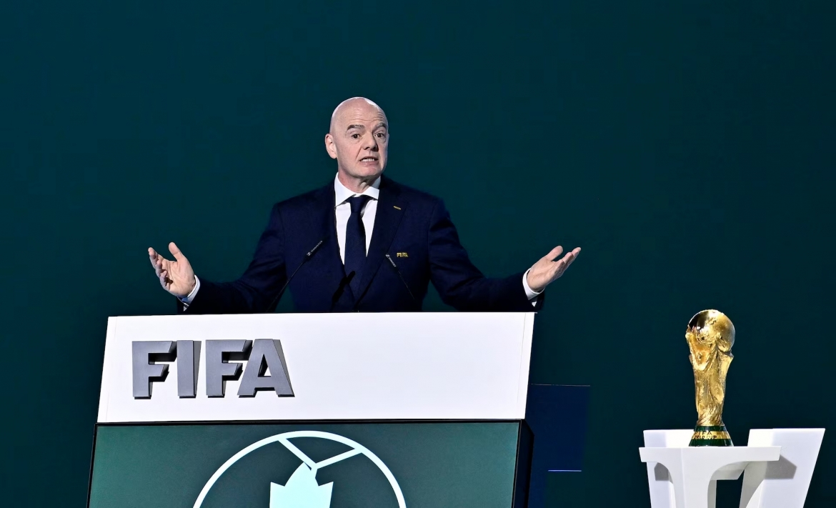 Chủ tịch FIFA Gianni Infantino. (Ảnh: Reuters)