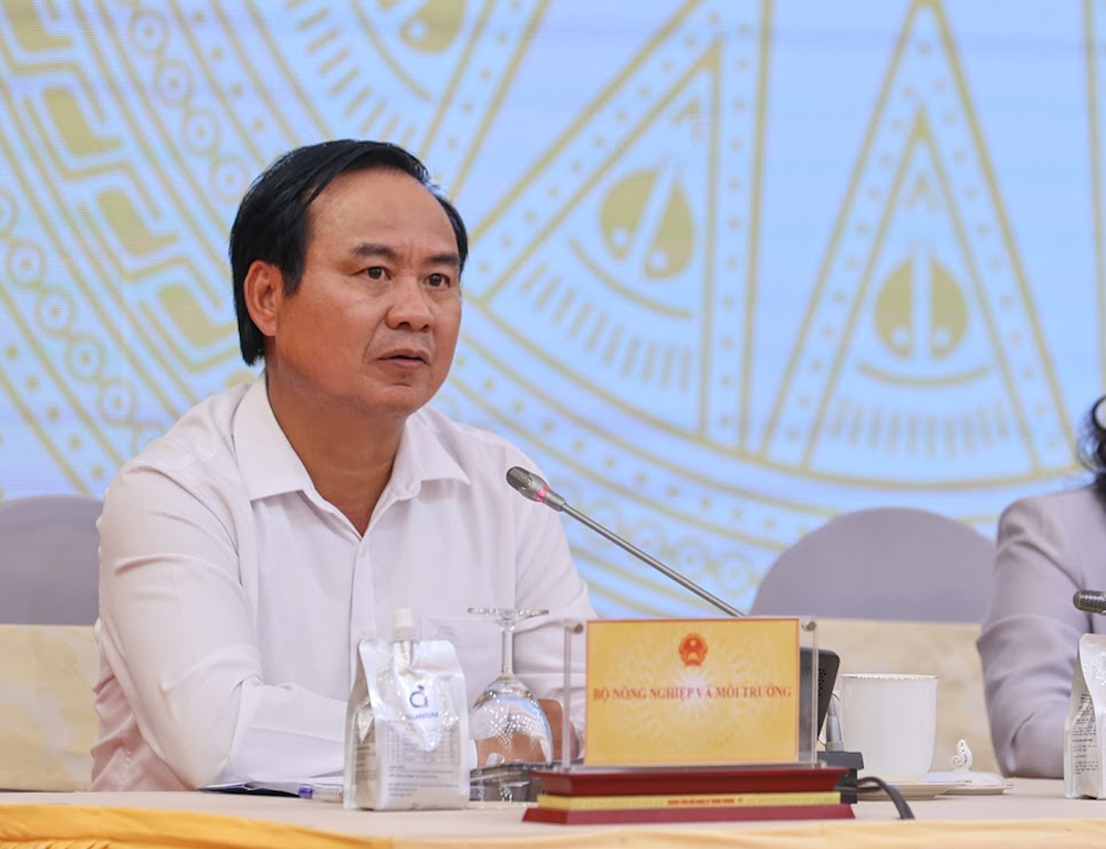 Thứ trưởng Bộ Nông nghiệp và Môi trường Võ Văn Hưng thông tin về các giải pháp tháo gỡ khó khăn vướng mắc để thúc đẩy xuất khẩu nông lâm thủy sản - (Ảnh: VGP)