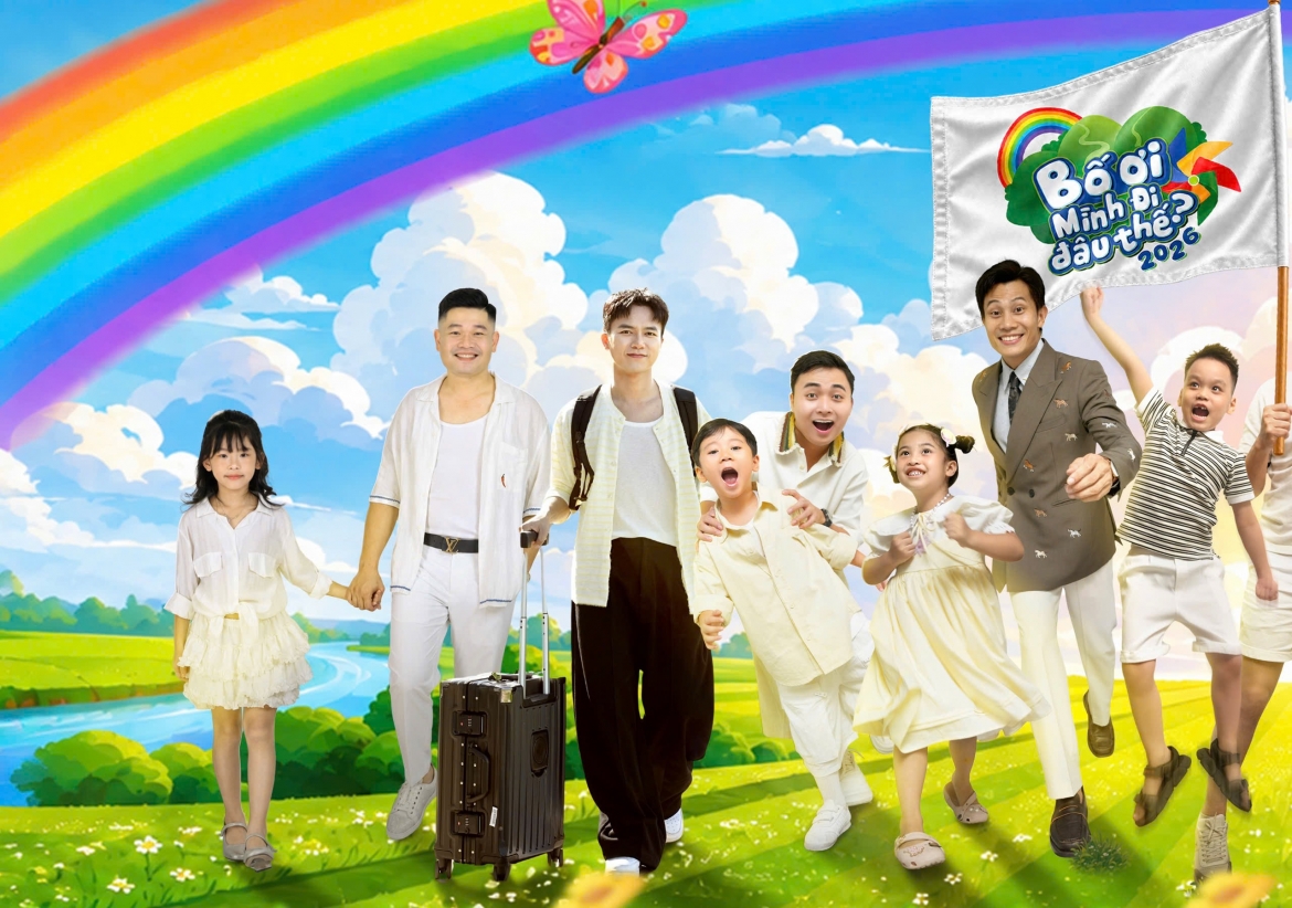Bùi Công Nam xuất hiện trong vai trò “Bố tập sự” tại Bố ơi mình đi đâu thế? mùa 6.
