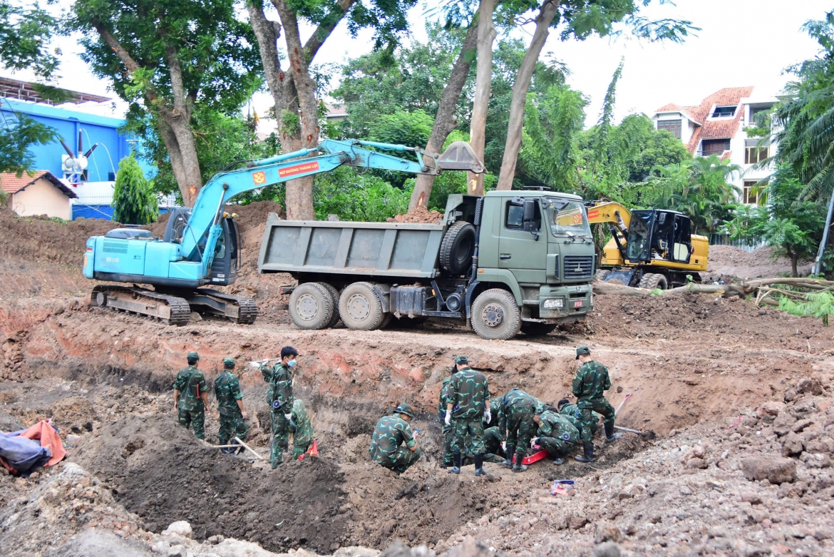 Tiếp tục mở rộng tìm kiếm tại Công viên Lê Thị Riêng