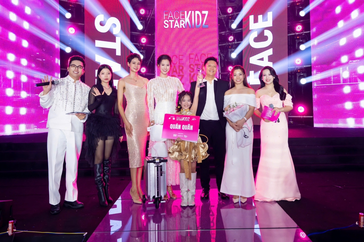Bảo Châu được xướng tên ở vị trí Quán quân Face Star Kidz 2026.