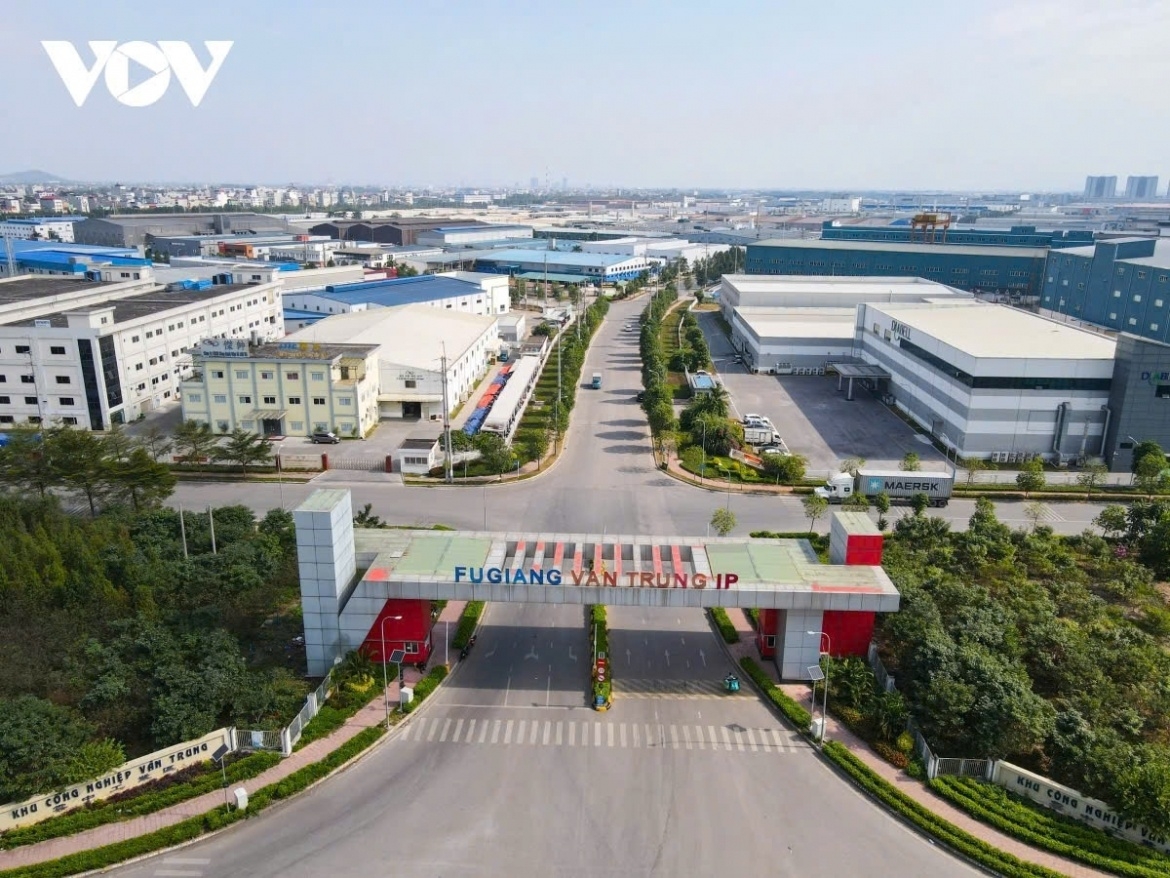Toàn cảnh khu công nghiệp tại Bắc Ninh. Ảnh Tiến Dũng