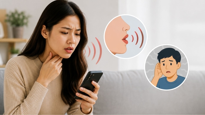 Khàn tiếng nhưng không đau họng có thể chỉ do kích ứng dây thanh, sử dụng giọng quá mức