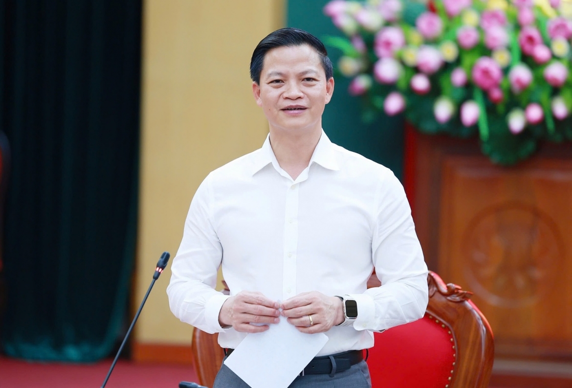 Ông Vương Quốc Tuấn, Phó Bí thư Tỉnh ủy, Chủ tịch UBND tỉnh phát biểu tại buổi kiểm tra, giám sát