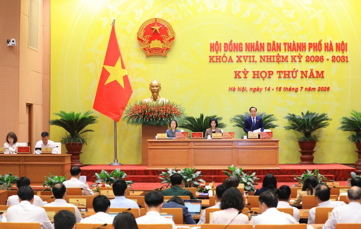 Kỳ họ thứ 5 HĐND thành phố Hà Nội. (ảnh minh họa)