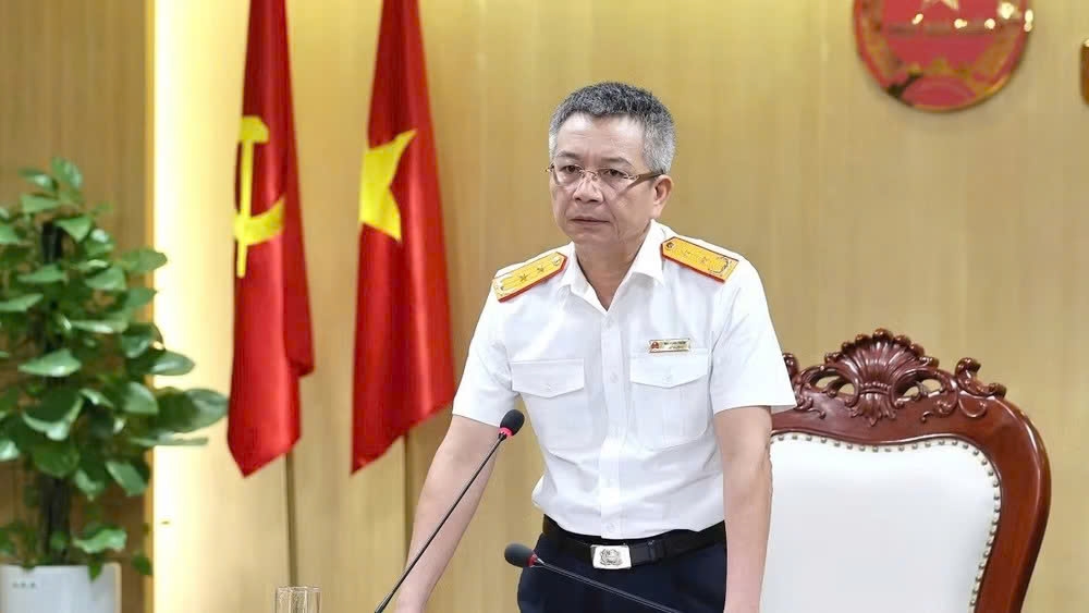 Cục trưởng Cục Thuế Mai Xuân Thành phát biểu chỉ đạo tại hội nghị. (Ảnh: Cục Thuế)