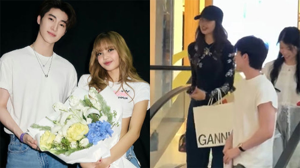 Lisa và Blue Pongtiwat đã được bắt gặp đi cùng nhau nhiều lần trong những tuần gần đây. (Ảnh: Kbizoom)