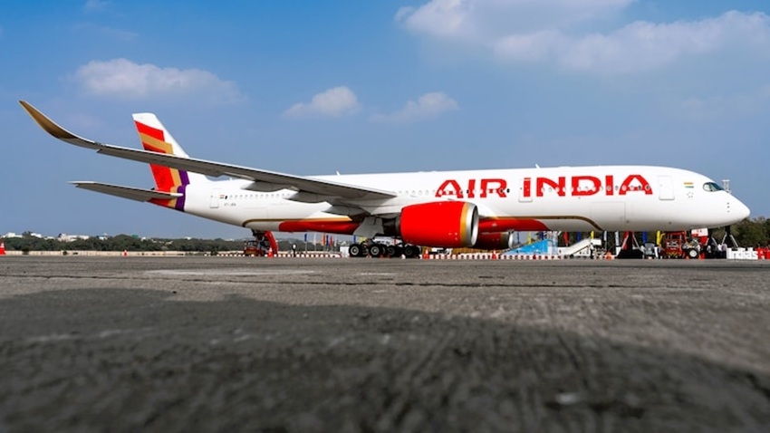 Hình ảnh chiếc máy bay của Air India. Ảnh: NDTV