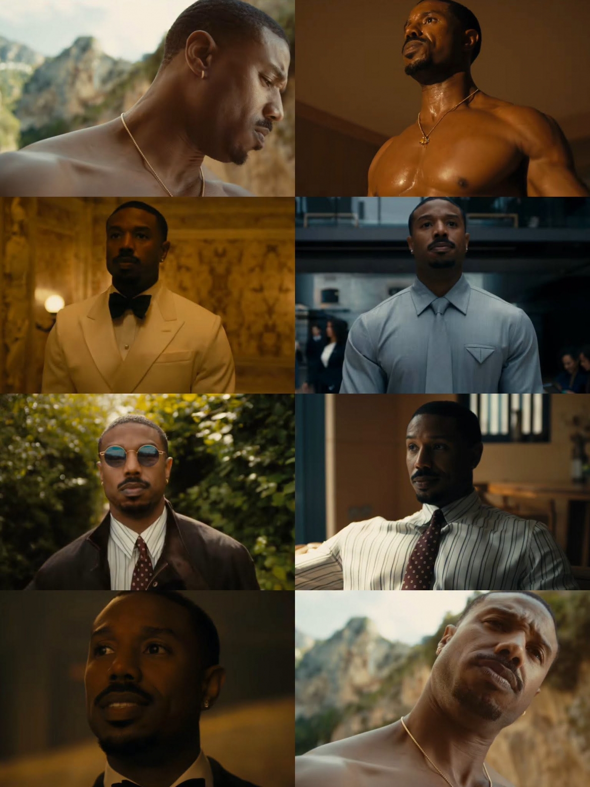 Michael B. Jordan trong tạo hình lịch lãm của Thomas Crown. (Ảnh: Instagram)