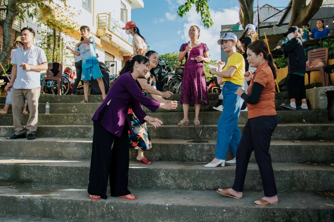 Người dân Lệ Thủy luyện tập các làn điệu hò khoan