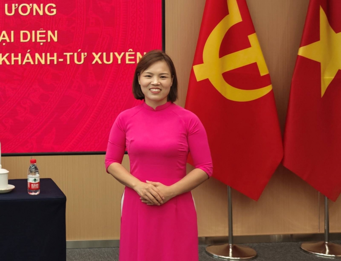Tiến sĩ Nguyễn Thị Lan, Chủ tịch Hội Người Việt Nam tại Trùng Khánh và Tứ Xuyên. (Ảnh: Nhân vật cung cấp)