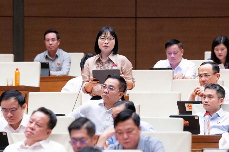 Đại biểu Nguyễn Thị Việt Nga. Ảnh: Quốc hội